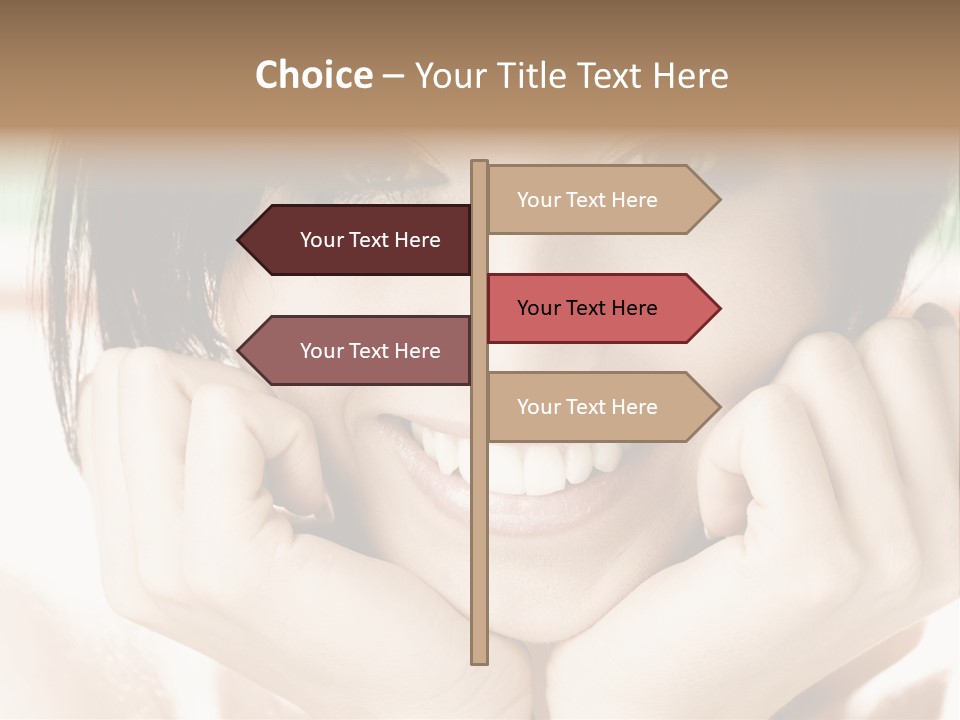 Transparent Tube Blue PowerPoint Template