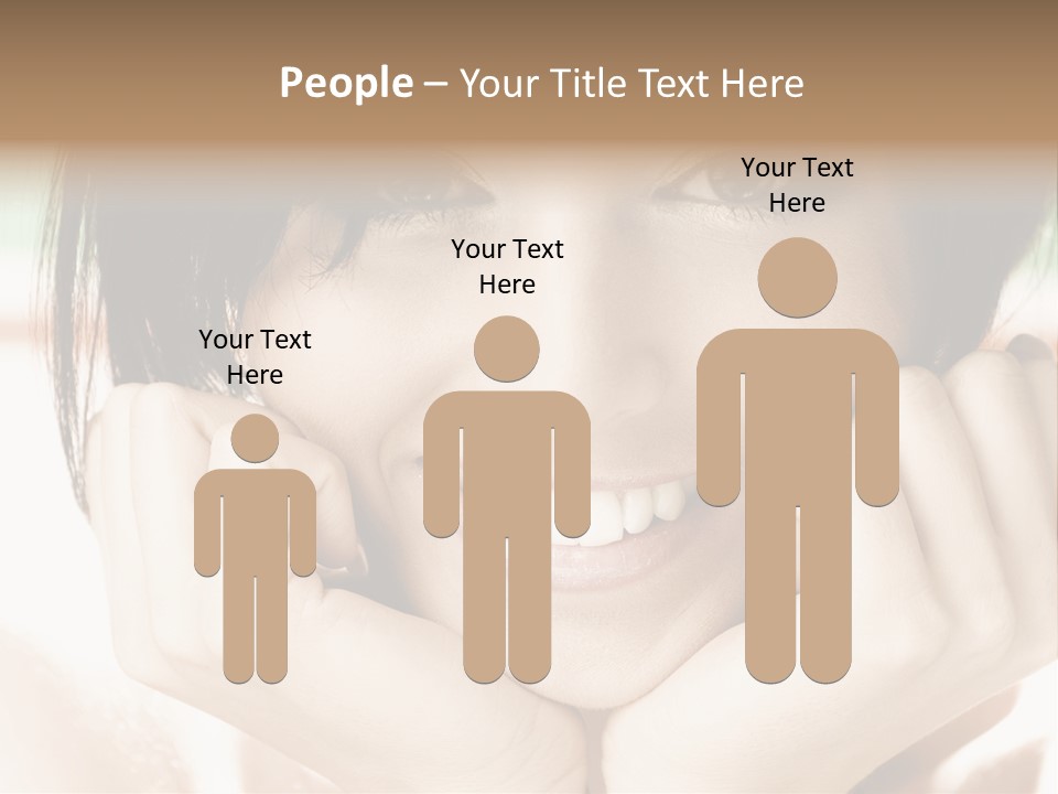 Transparent Tube Blue PowerPoint Template