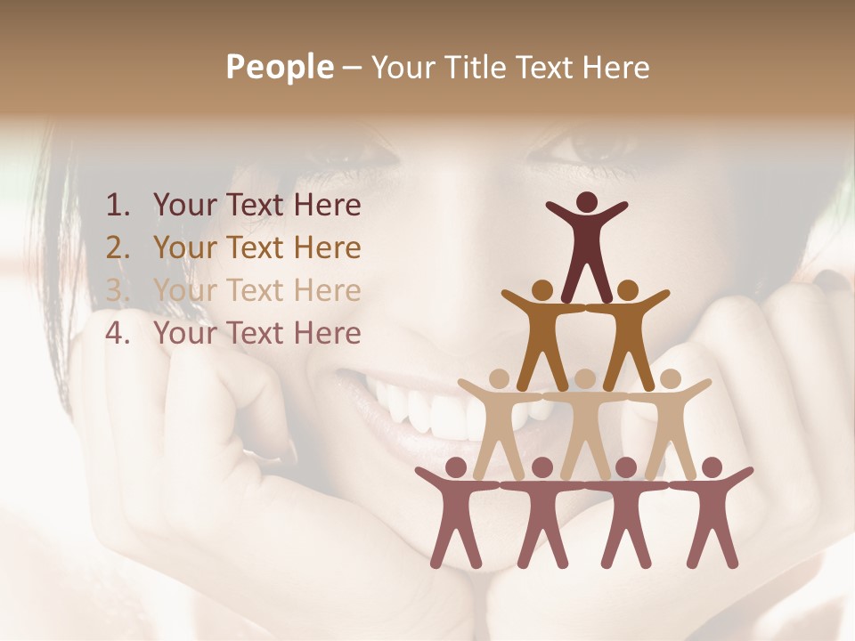 Transparent Tube Blue PowerPoint Template