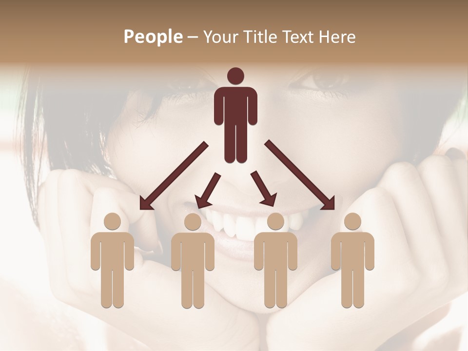 Transparent Tube Blue PowerPoint Template