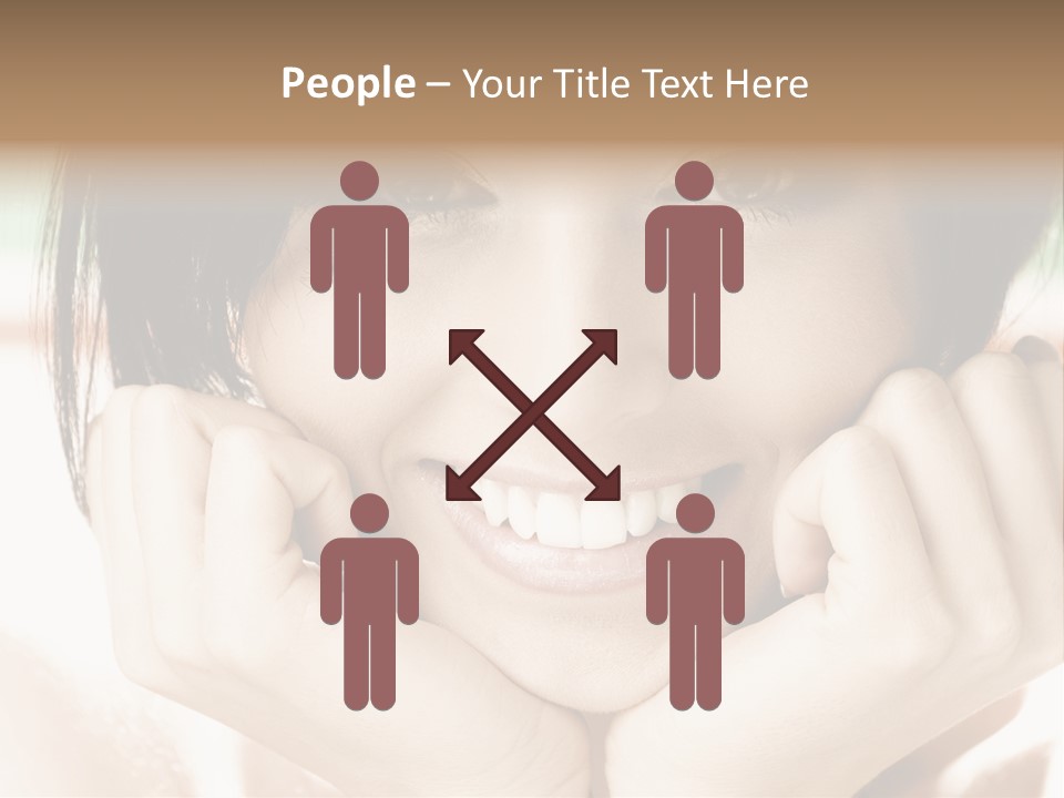 Transparent Tube Blue PowerPoint Template