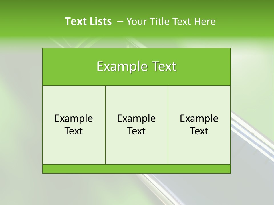 Transparent Tube Blue PowerPoint Template