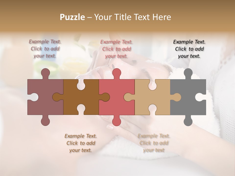 Relaxation Beautician Wrinkles PowerPoint Template