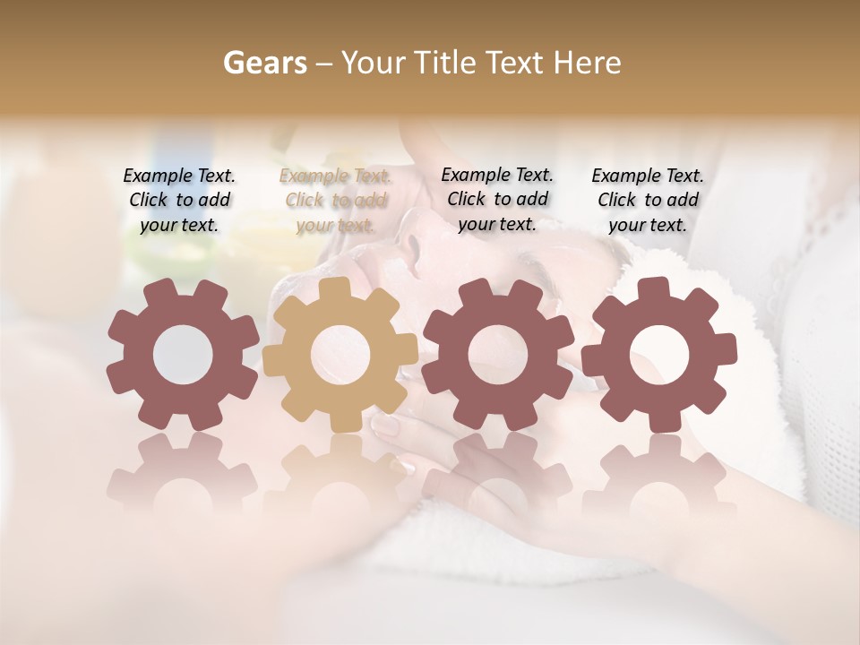 Relaxation Beautician Wrinkles PowerPoint Template