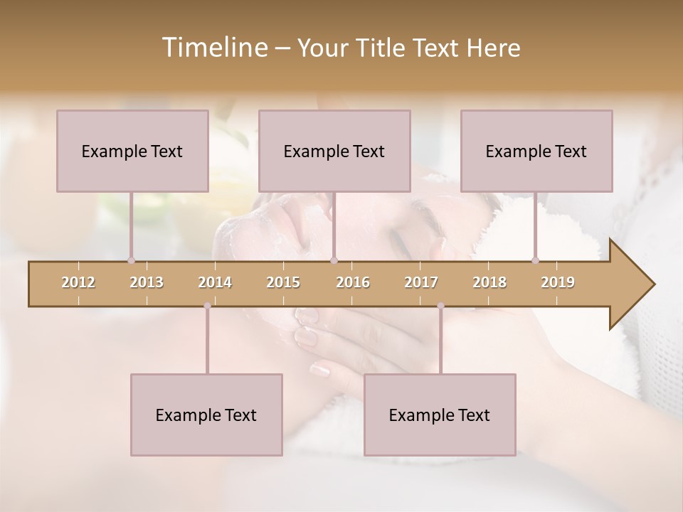 Relaxation Beautician Wrinkles PowerPoint Template