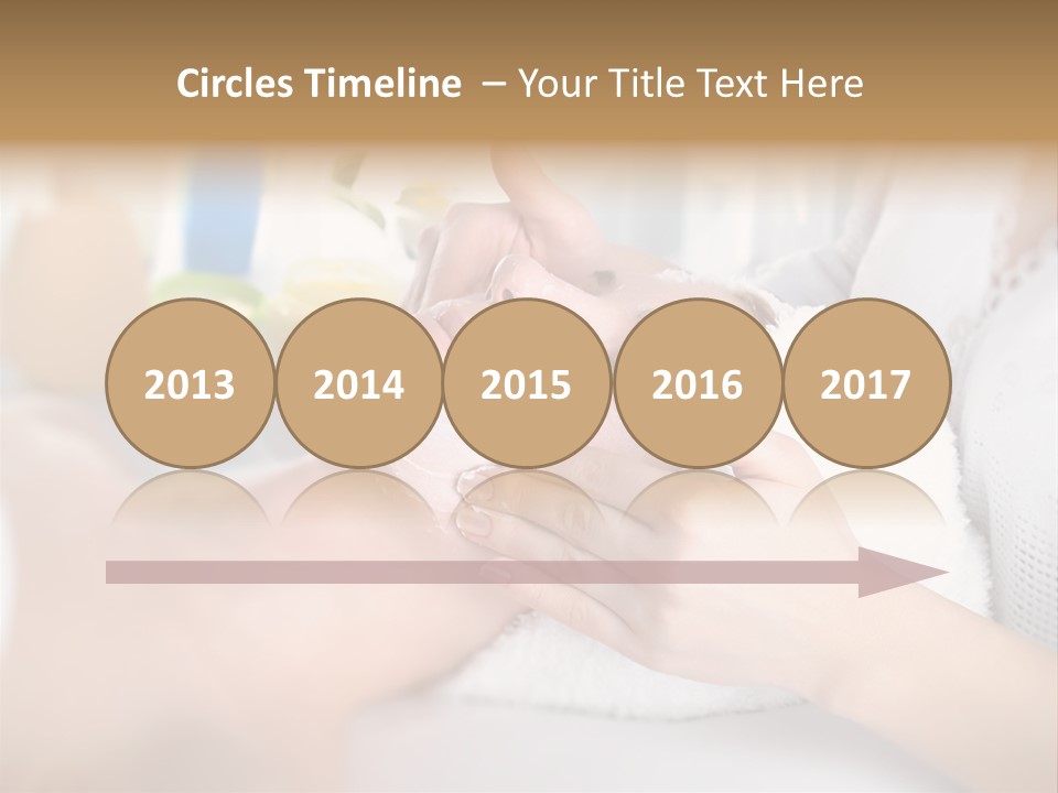 Relaxation Beautician Wrinkles PowerPoint Template