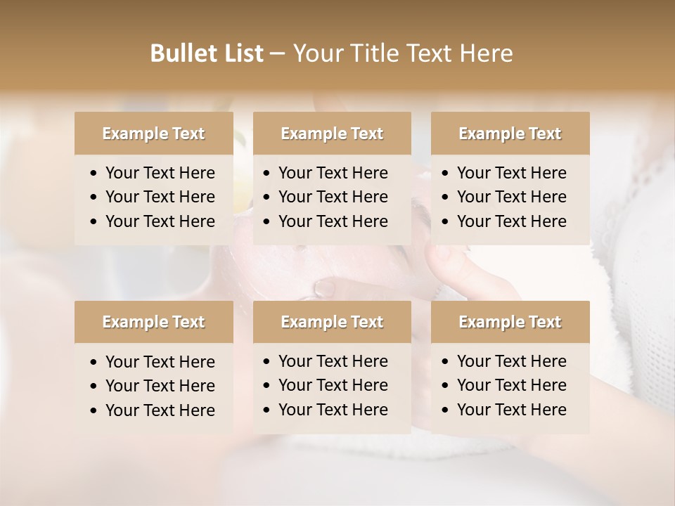 Relaxation Beautician Wrinkles PowerPoint Template