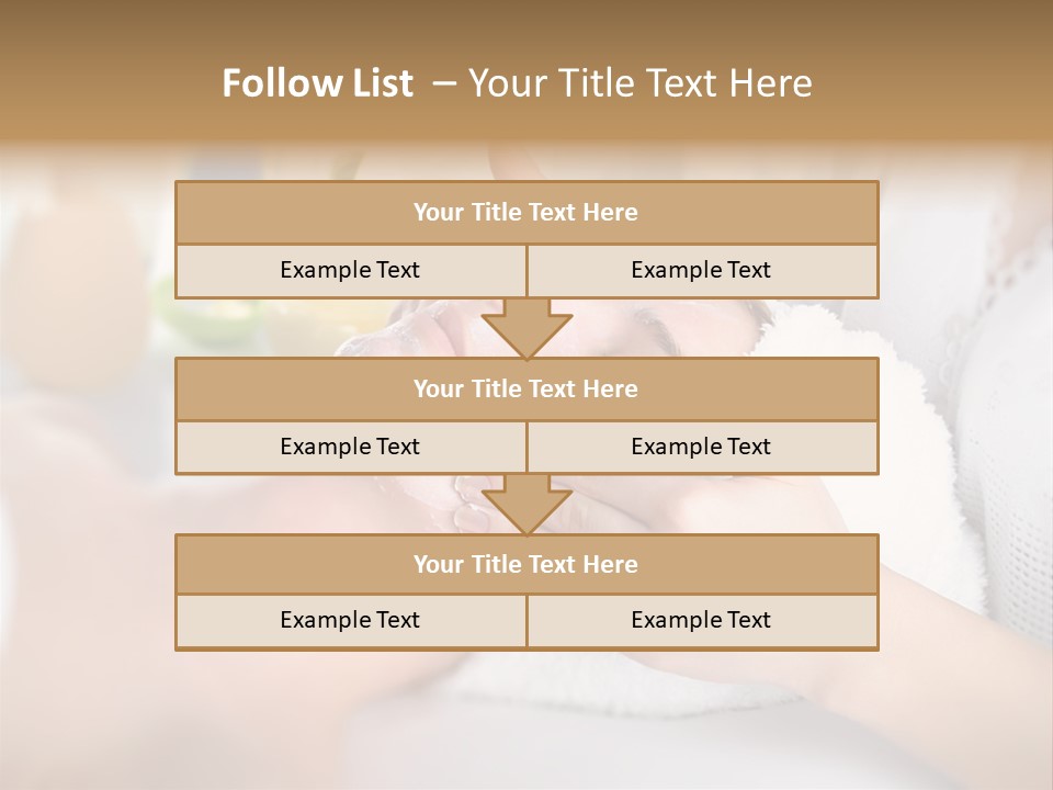 Relaxation Beautician Wrinkles PowerPoint Template