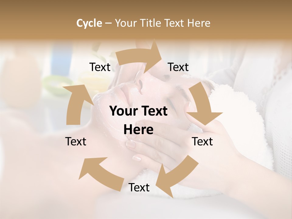 Relaxation Beautician Wrinkles PowerPoint Template