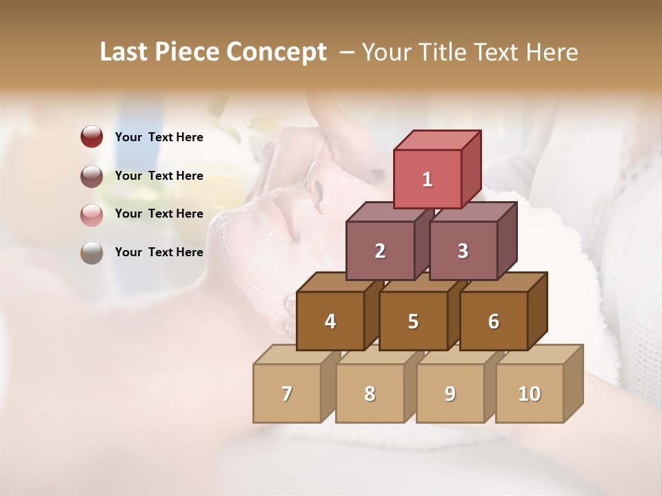 Relaxation Beautician Wrinkles PowerPoint Template