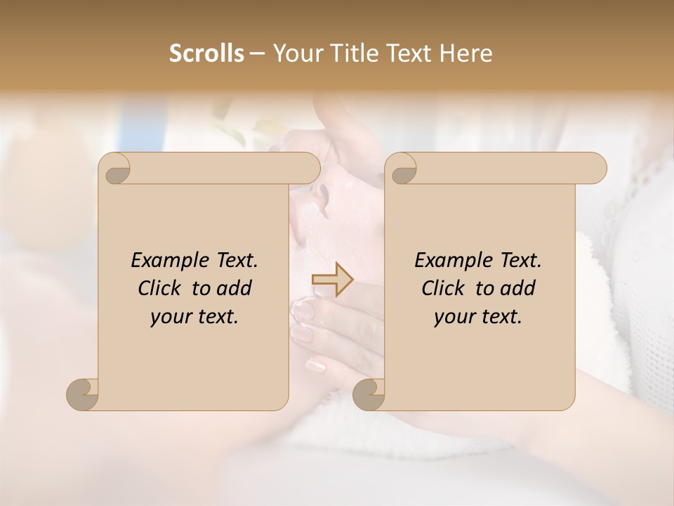 Relaxation Beautician Wrinkles PowerPoint Template