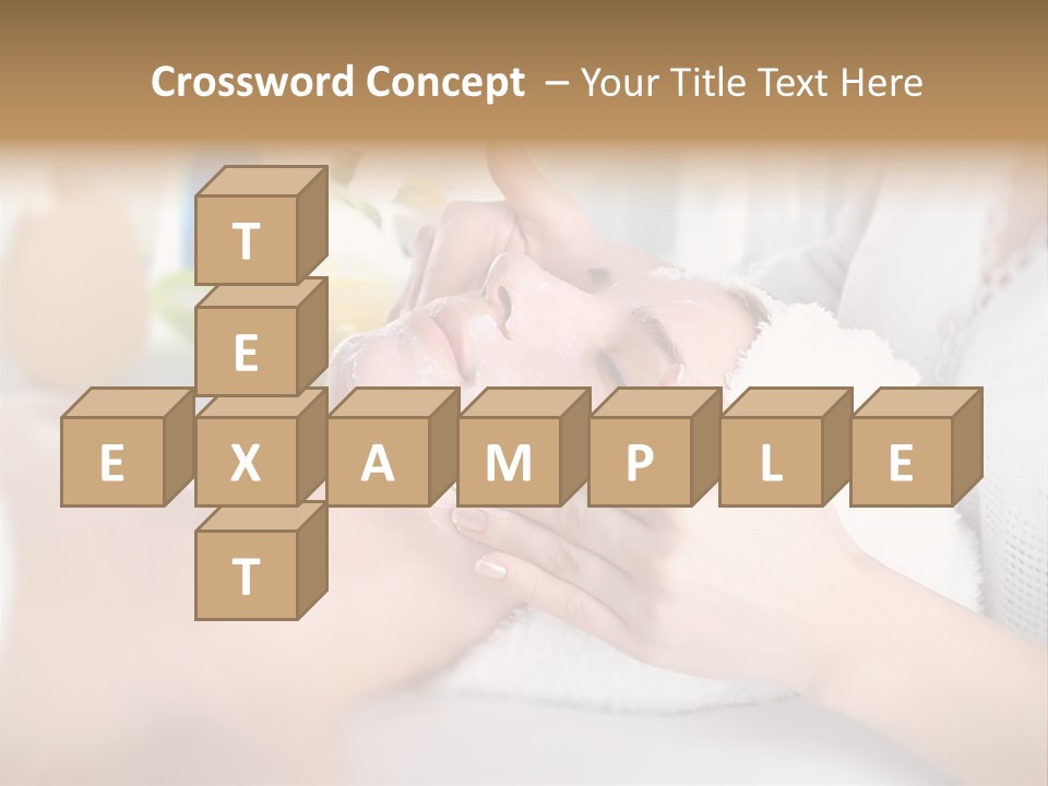 Relaxation Beautician Wrinkles PowerPoint Template