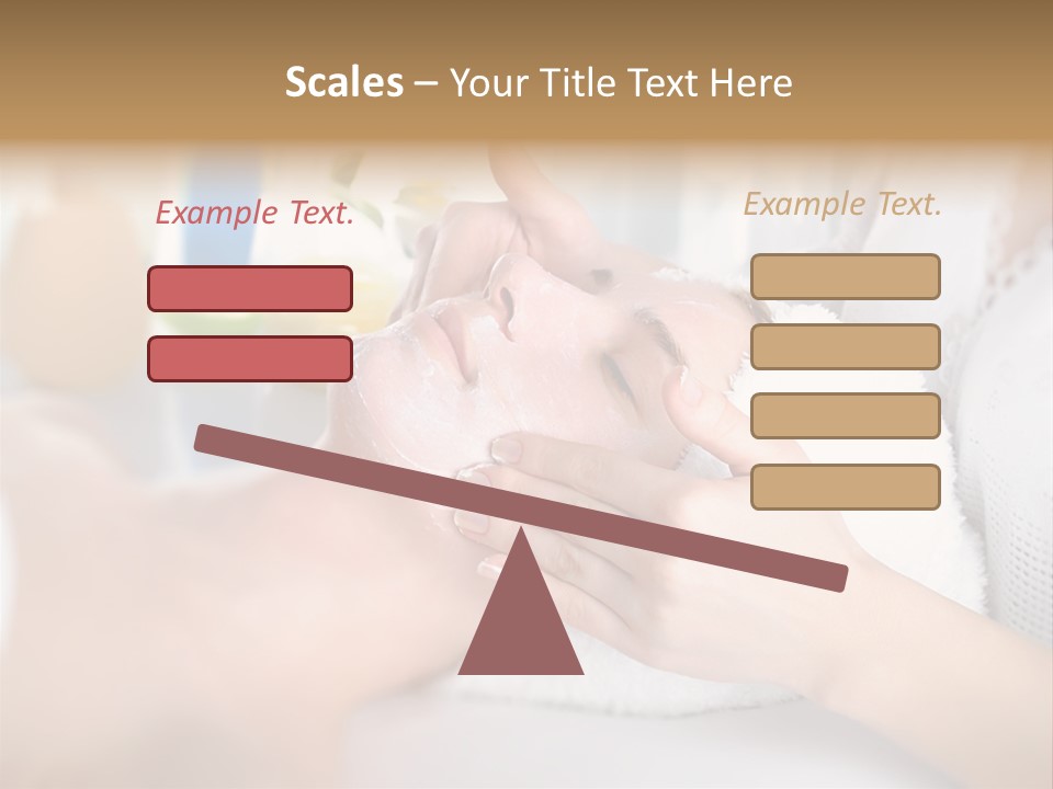 Relaxation Beautician Wrinkles PowerPoint Template
