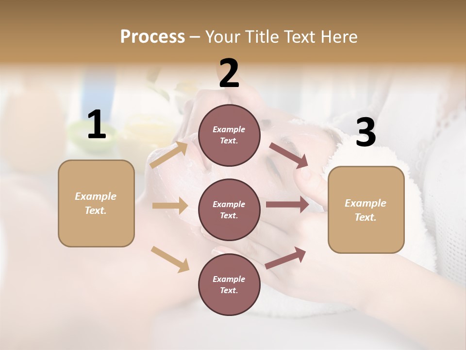 Relaxation Beautician Wrinkles PowerPoint Template