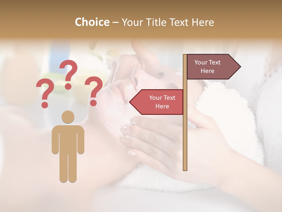 Relaxation Beautician Wrinkles PowerPoint Template