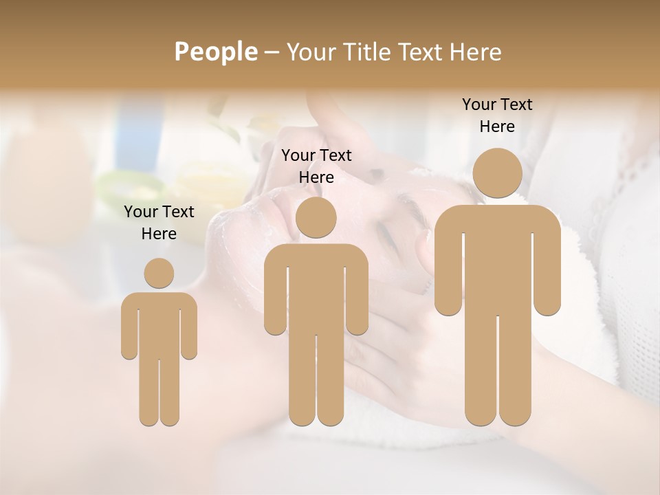 Relaxation Beautician Wrinkles PowerPoint Template