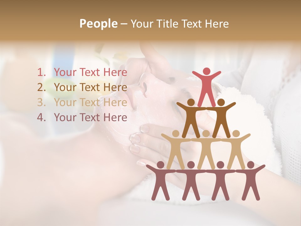 Relaxation Beautician Wrinkles PowerPoint Template