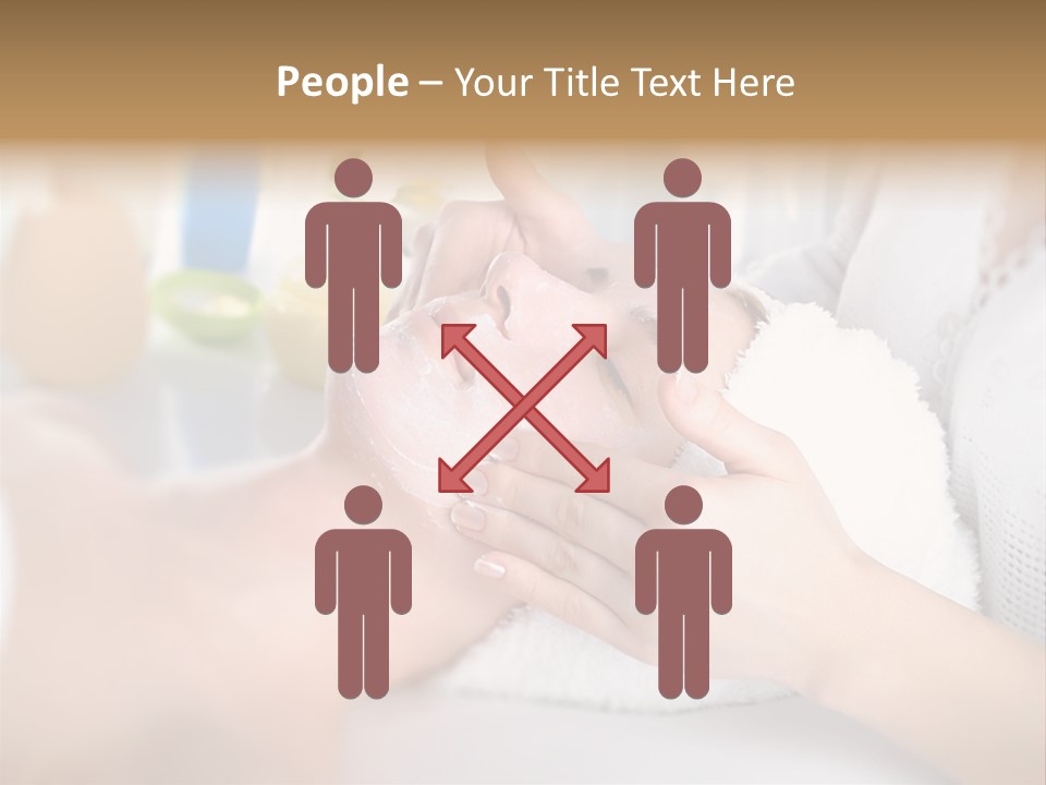 Relaxation Beautician Wrinkles PowerPoint Template