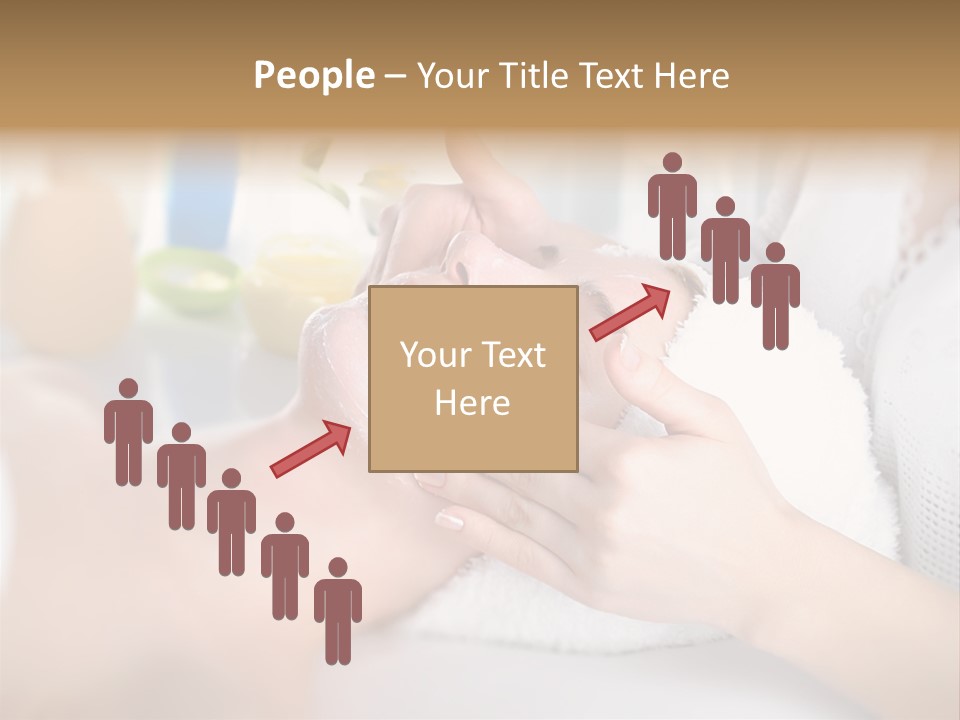 Relaxation Beautician Wrinkles PowerPoint Template