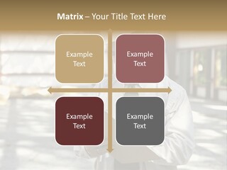 A Man In A Hard Hat Writing On A Clipboard PowerPoint Template