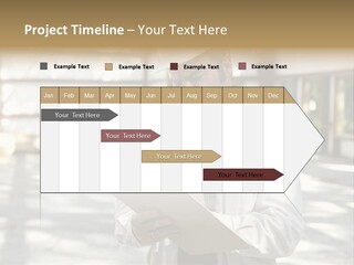 A Man In A Hard Hat Writing On A Clipboard PowerPoint Template