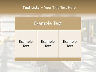 A Man In A Hard Hat Writing On A Clipboard PowerPoint Template