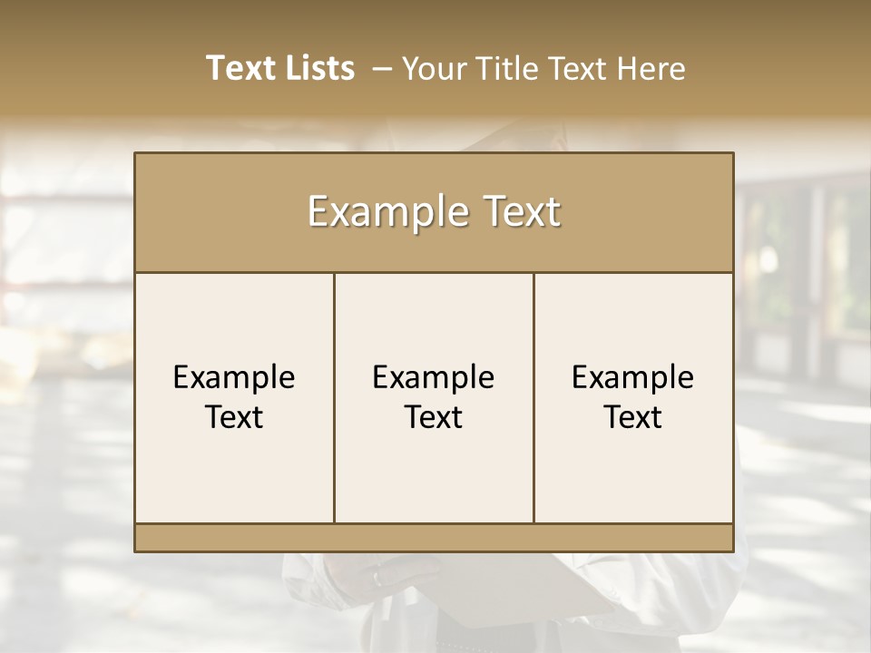 A Man In A Hard Hat Writing On A Clipboard PowerPoint Template