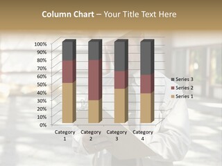 A Man In A Hard Hat Writing On A Clipboard PowerPoint Template