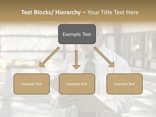 A Man In A Hard Hat Writing On A Clipboard PowerPoint Template