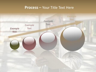 A Man In A Hard Hat Writing On A Clipboard PowerPoint Template