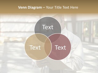 A Man In A Hard Hat Writing On A Clipboard PowerPoint Template