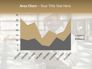 A Man In A Hard Hat Writing On A Clipboard PowerPoint Template