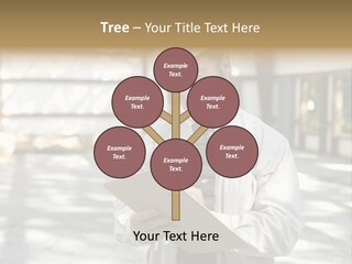 A Man In A Hard Hat Writing On A Clipboard PowerPoint Template