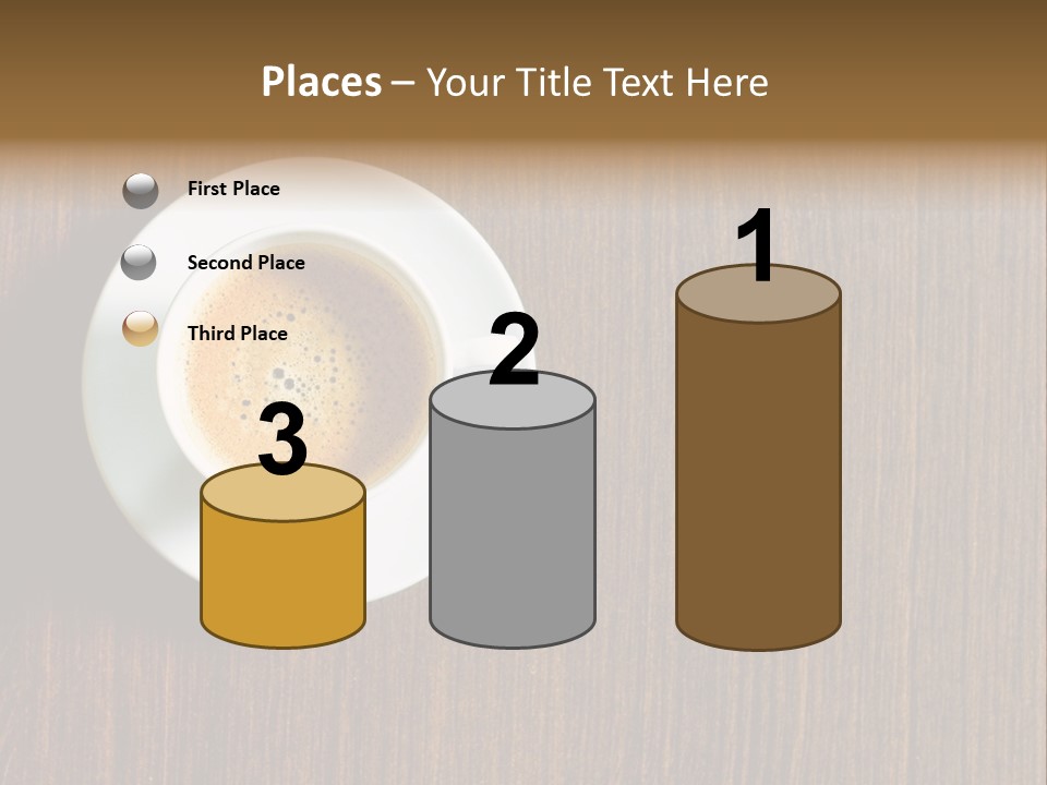 Capuccino Above Foam PowerPoint Template