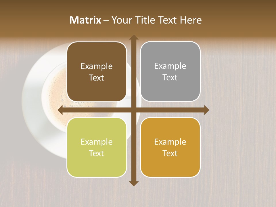 Capuccino Above Foam PowerPoint Template