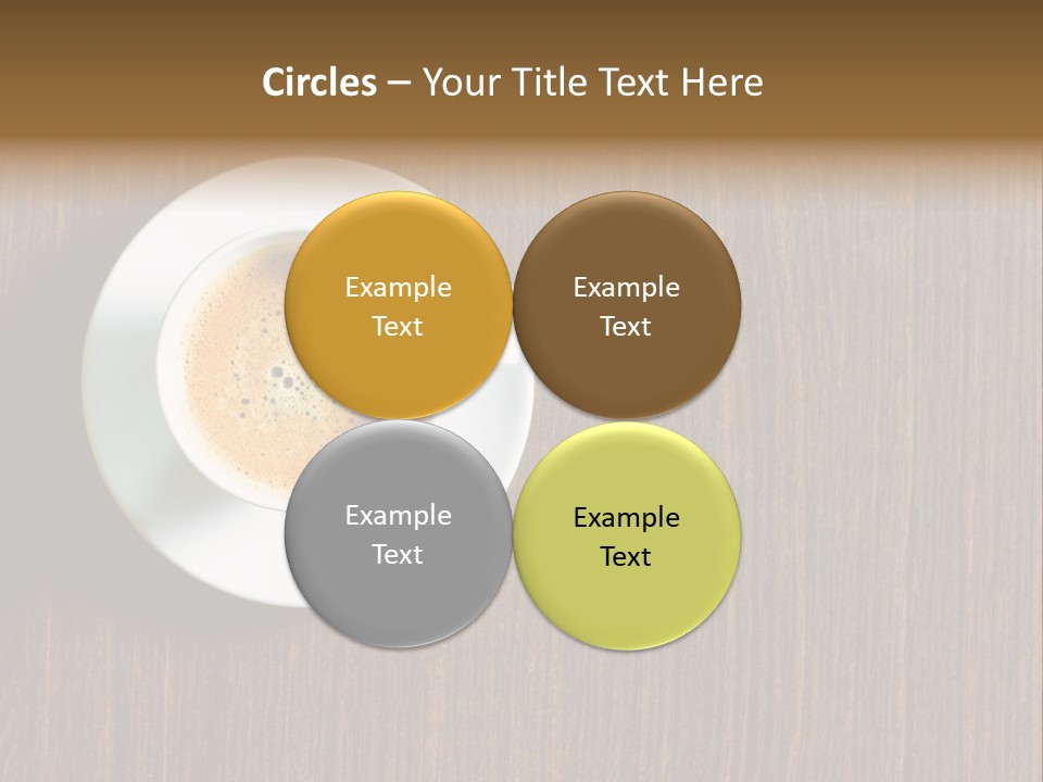 Capuccino Above Foam PowerPoint Template