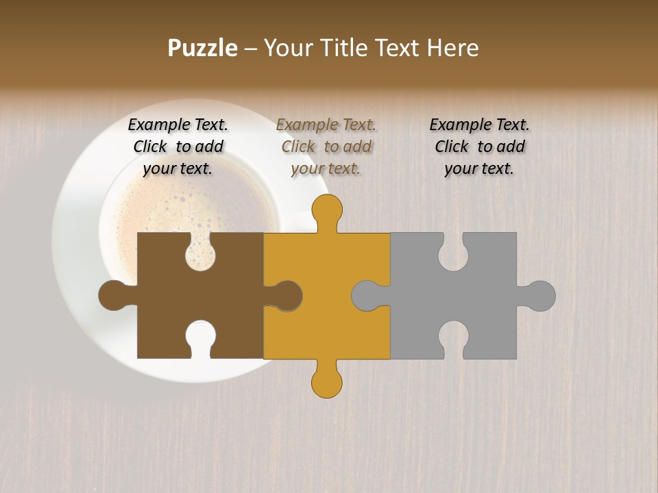 Capuccino Above Foam PowerPoint Template