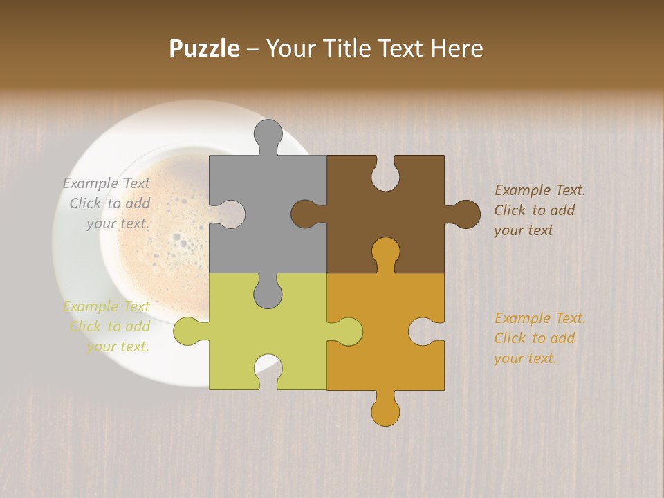 Capuccino Above Foam PowerPoint Template