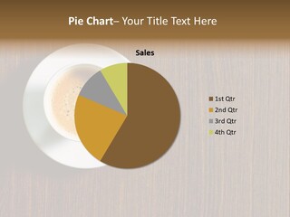 Capuccino Above Foam PowerPoint Template