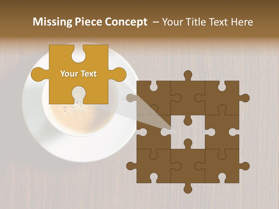 Capuccino Above Foam PowerPoint Template