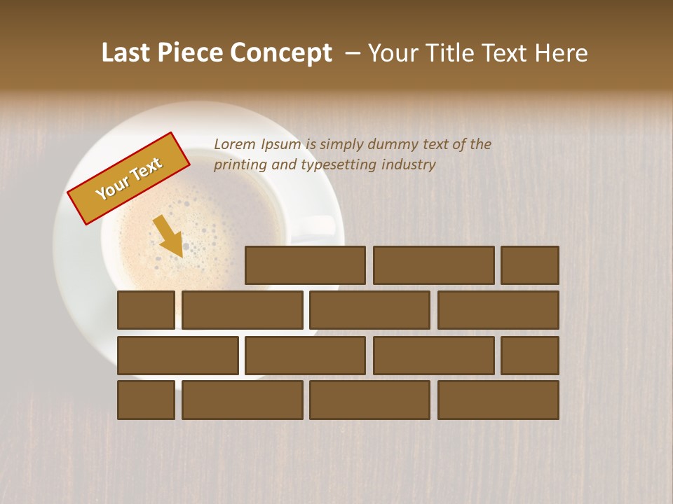 Capuccino Above Foam PowerPoint Template