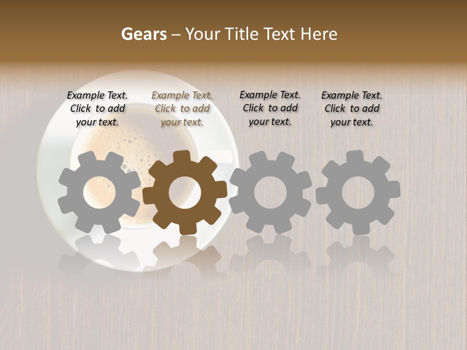 Capuccino Above Foam PowerPoint Template