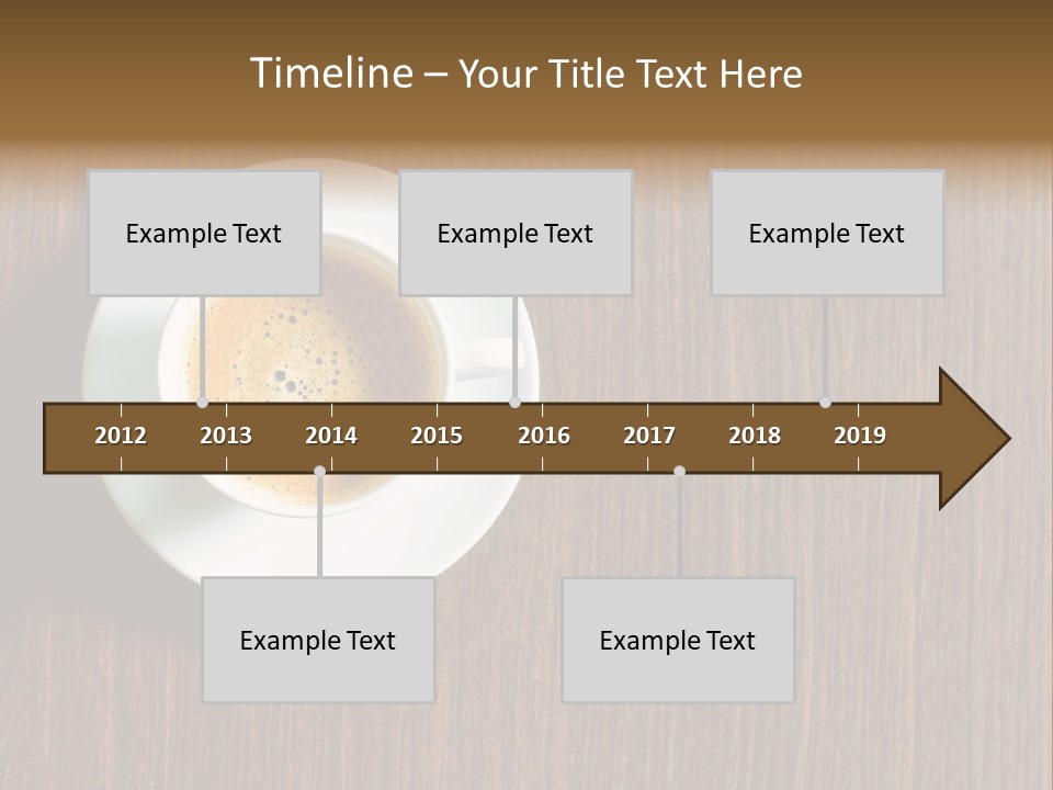 Capuccino Above Foam PowerPoint Template