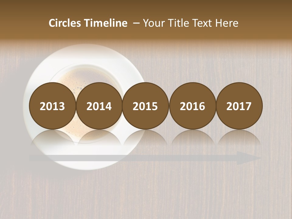 Capuccino Above Foam PowerPoint Template