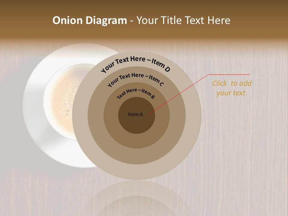 Capuccino Above Foam PowerPoint Template