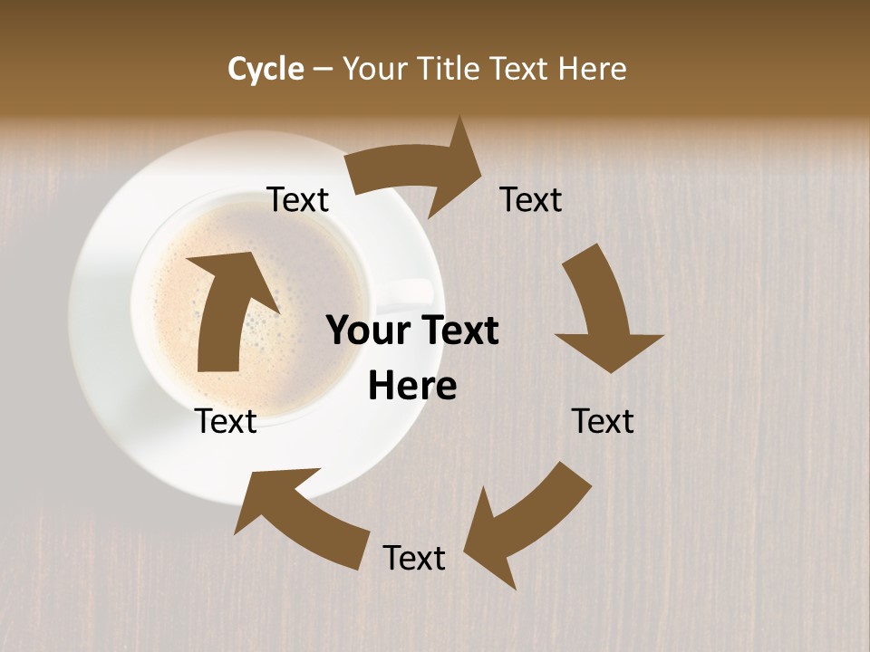 Capuccino Above Foam PowerPoint Template