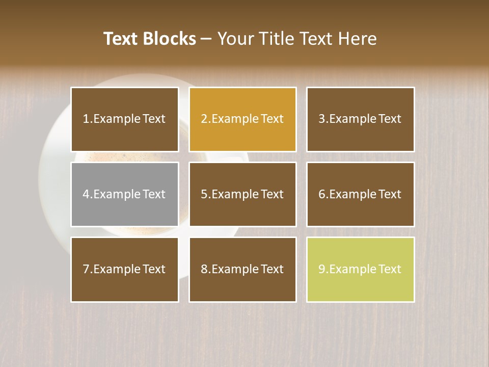 Capuccino Above Foam PowerPoint Template