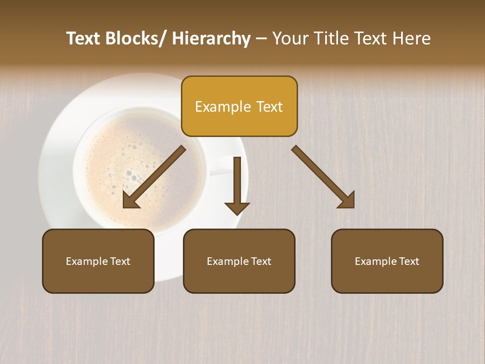 Capuccino Above Foam PowerPoint Template