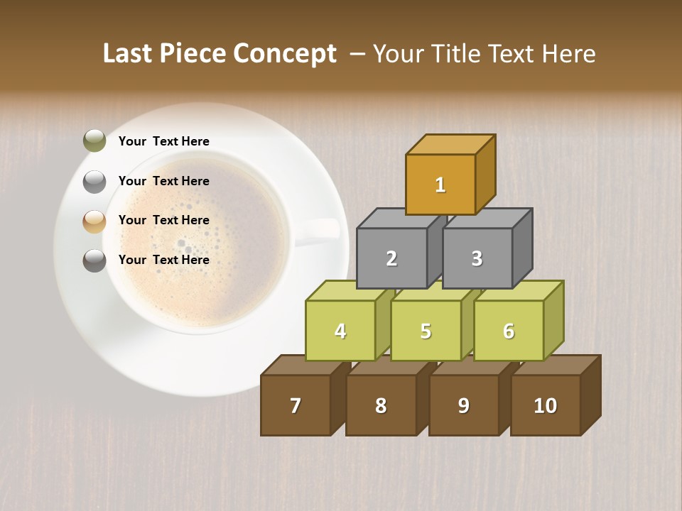 Capuccino Above Foam PowerPoint Template