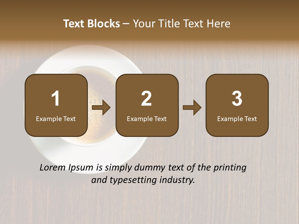 Capuccino Above Foam PowerPoint Template